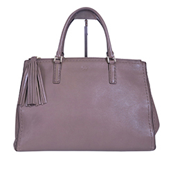 Pimlico Tote Bag, Leather, Taupe, DB, 3*